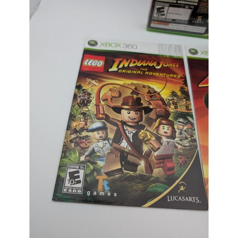 LEGO Indiana Jones and Kung Fu Panda Dual Pack (Microsoft Xbox 360) Complete
